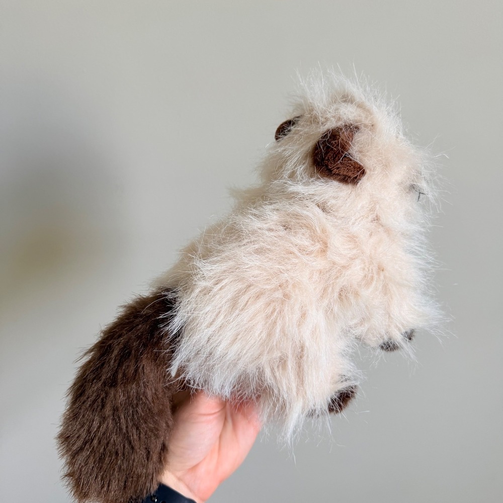 Ganz Webkinz Himalayan Cat Plush Stuffed Animal Cream Brown Siamese Kitty W Logo - Picture 4 of 4